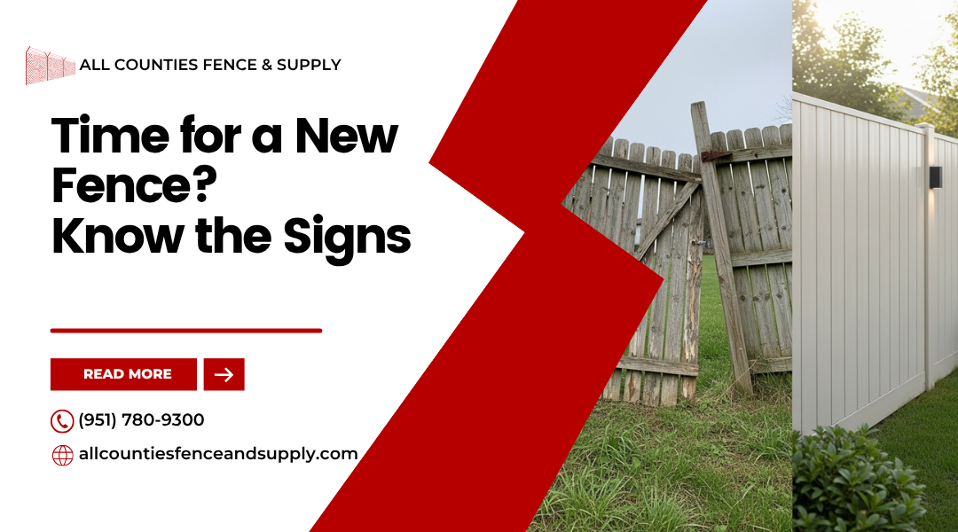 When to Replace Your Fence: Signs It's Time for an Upgrade