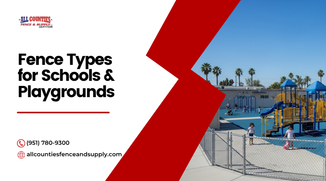 Best Fences for Schools & Playgrounds in San Bernardino