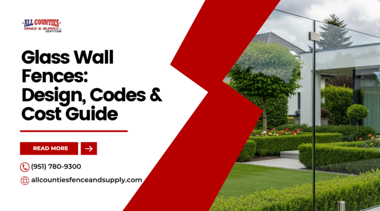 Glass Wall Fences: Design, Codes & Cost Guide