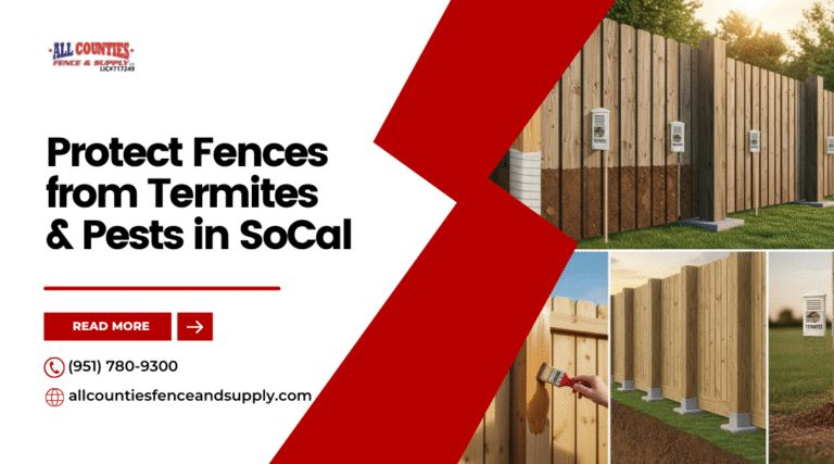 Protect Fences from Termites & Pests in SoCal