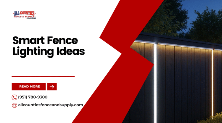 Smart Fence Lighting Ideas