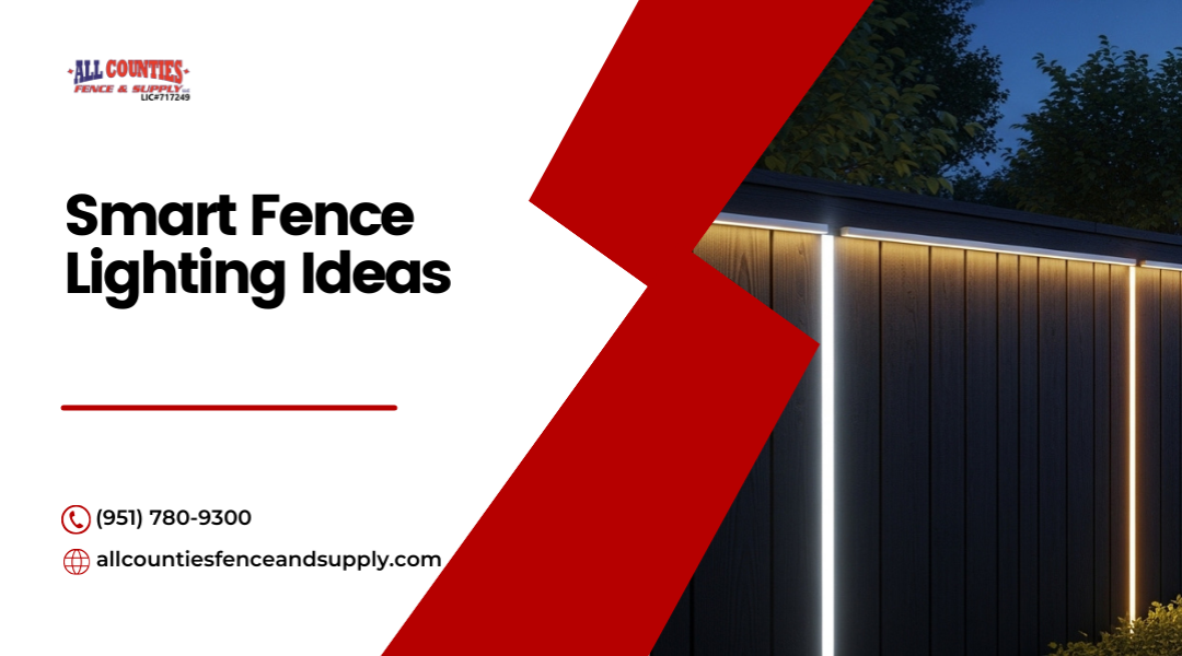 Smart Fence Lighting for Security & Curb Appeal Riverside