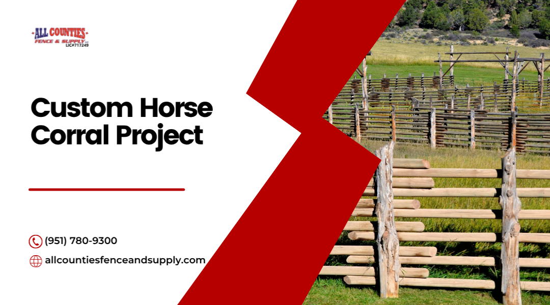 Case Study: A Custom Horse Corral Project in Inland Empire