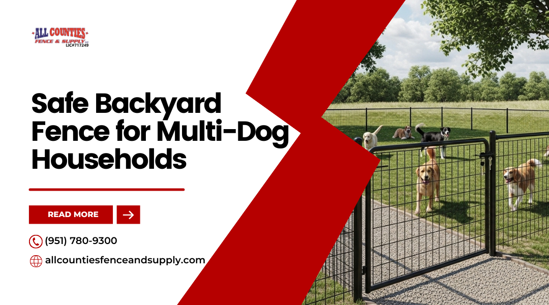Designing a Safe Backyard Fence for Multi-Dog Households